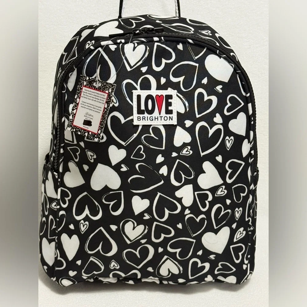 Brighton Endless Live Love Medium Sized Nylon Backpack - Limited Edition - NWT